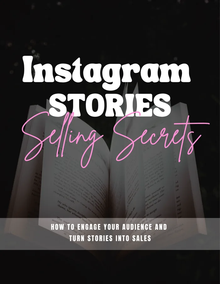 IG Story Selling Secrets cover