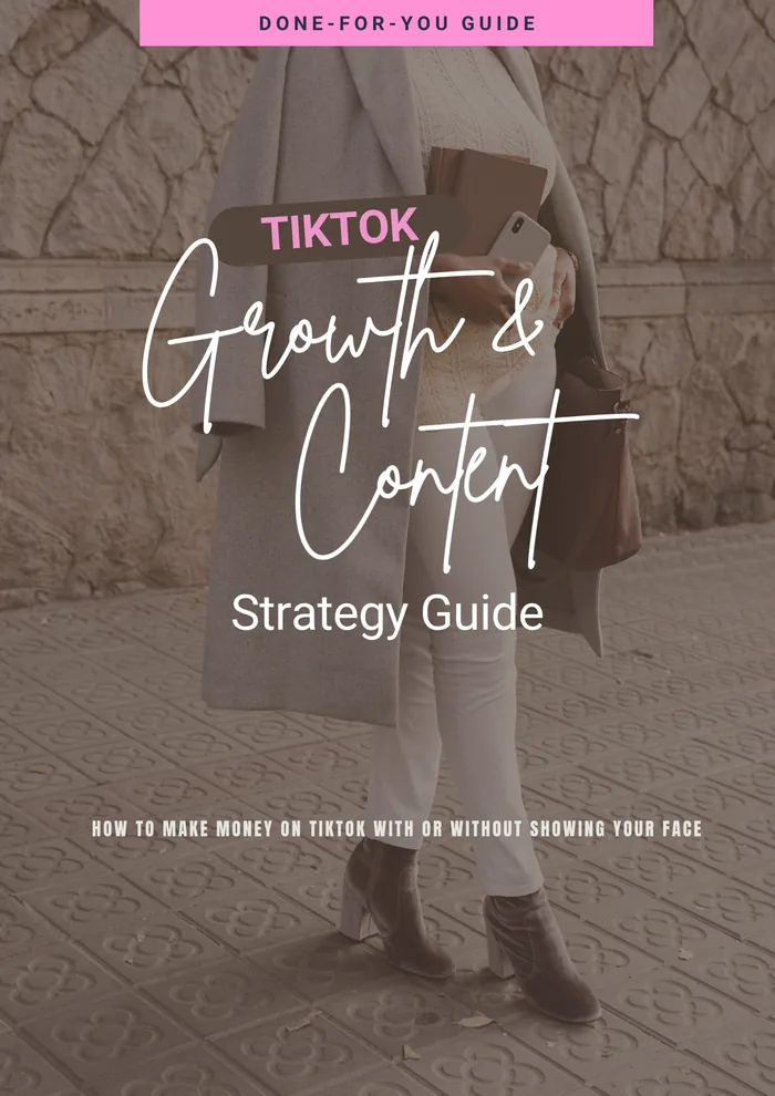 TikTok Growth and Content Strategy Guide cover